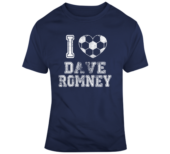 Dave Romney I Heart Los Angeles Soccer T Shirt