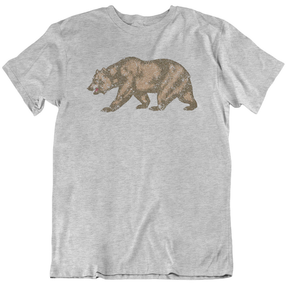 Cali Bear California State Flag T Shirt