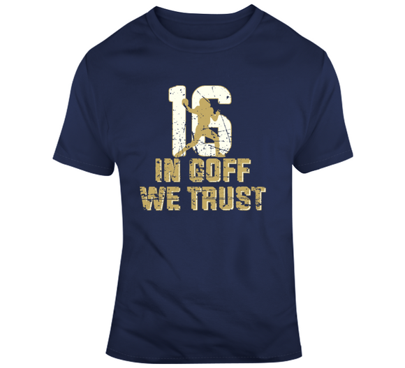 Jared Goff In Jared Goff We Trust Los Angeles Football Fan T Shirt