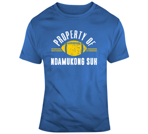 Property Of Ndamukong Suh La Football Fan T Shirt