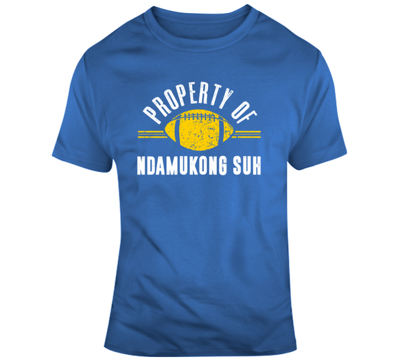 Property Of Ndamukong Suh La Football Fan T Shirt