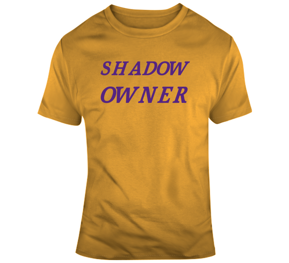 Shawdow Owner Protest La Basketball Fan T Shirt