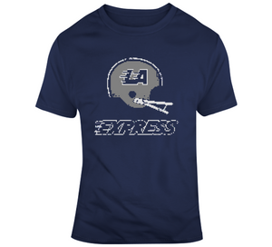 Los Angeles Express USFl Retro Football Fan 8 bit T Shirt