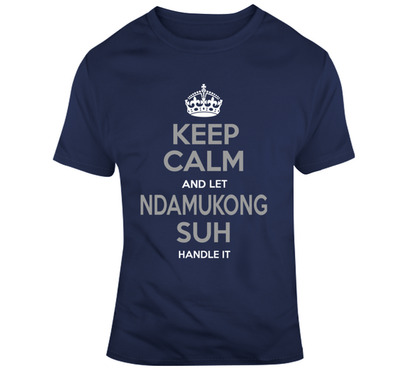 Ndamukong Suh Keep Calm La Football Fan T Shirt