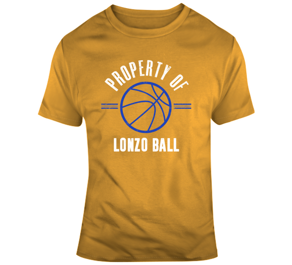 Property Of Lonzo Ball Los Angeles Basketball Fan T Shirt