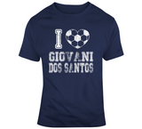 Giovani Dos Santos I Heart Los Angeles Soccer T Shirt