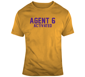 LeBron James Agent 6 Activated La Basketball Fan V3 T Shirt