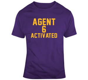 LeBron James Agent 6 Activated La Basketball Fan V2 T Shirt