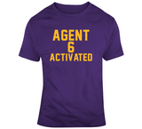 LeBron James Agent 6 Activated La Basketball Fan V2 T Shirt