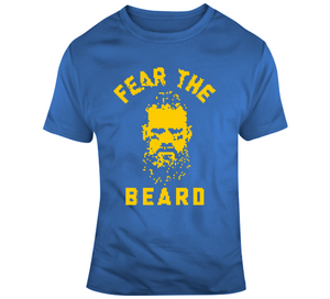Fear The Beard Eric Weddle Los Angeles Football Fan 8 Bit T Shirt