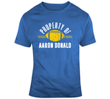 Property Of Aaron Donald La Football Fan T Shirt