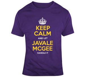 JaVale Mcgee Keep Calm Handle It La Basketball Fan T Shirt