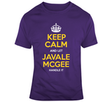 JaVale Mcgee Keep Calm Handle It La Basketball Fan T Shirt