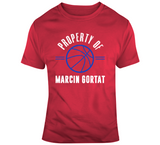 Property Of Marcin Gortat Los Angeles Basketball Fan T Shirt