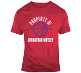 Property Of Johnathan Motley Los Angeles Basketball Fan T Shirt