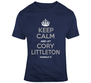 Cory Littleton Keep Calm La Football Fan T Shirt
