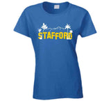 Matthew Stafford Hollywood Sign La Football Fan T Shirt