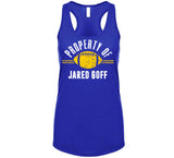 Property Of Jared Goff La Football Fan T Shirt