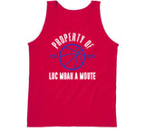 Property Of Luc Mbah A Moute Los Angeles Basketball Fan T Shirt