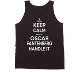 Oscar Fantenberg Keep Calm Handle It Los Angeles Hockey T Shirt