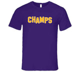Lebron James Champs 2020 Los Angeles Basketball Fan T Shirt