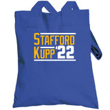 Matthew Stafford Cooper Kupp 22 Los Angeles Football Fan T Shirt