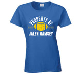 Property Of Jalen Ramsey La Football Fan T Shirt