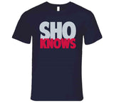 Shohei Ohtani Sho Knows La Baseball Fan T Shirt