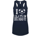 Zlatan Ibrahimovic I Heart Los Angeles Soccer T Shirt