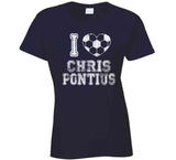 Chris Pontius I Heart Los Angeles Soccer T Shirt