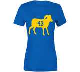 John Johnson III 43 Bighorn La Football Fan T Shirt