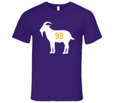 Wayne Gretzky 99 Goat Los Angeles Hockey Fan T Shirt