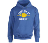 Property Of Jared Goff La Football Fan T Shirt