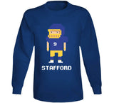 Matthew Stafford 8 Bit Retro LA Football Fan T Shirt