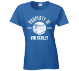 Vin Scully Property Of Baseball Fan T Shirt