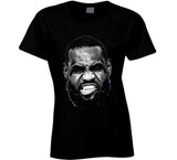 Lebron James Game Face Los Angeles Basketball Fan V2 T Shirt