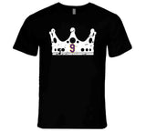 Bernie Nicholls Crown Distressed Los Angeles Hockey Fan T Shirt