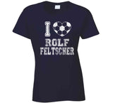 Rolf Feltscher I Heart Los Angeles Soccer T Shirt