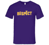 Lebron James Respect Crown 2020 Los Angeles Basketball Fan Distressed T Shirt