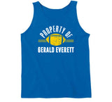 Property Of Gerald Everett La Football Fan T Shirt