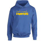Champions Hollywood Sign La Football Fan T Shirt