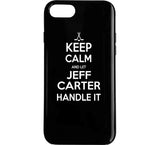 Jeff Carter Keep Calm Handle It Los Angeles Hockey T Shirt