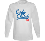 Cody Bellinger Cody Clutch Distressed Los Angeles Baseball Fan T Shirt