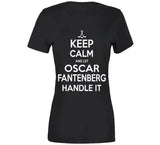 Oscar Fantenberg Keep Calm Handle It Los Angeles Hockey T Shirt