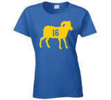 Jared Goff 16 Bighorn La Football Fan T Shirt