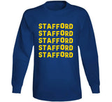 Matthew Stafford X5 La Football Fan V2 T Shirt