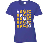 Magic Johnson X5 Los Angeles Basketball Fan V2 T Shirt