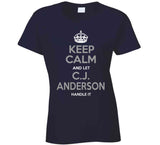 CJ Anderson Keep Calm La Football Fan T Shirt