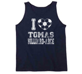 Tomas Hilliard Arce I Heart Los Angeles Soccer T Shirt