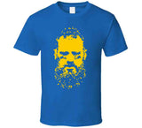 Eric Weddle Silhouette Big Head Los Angeles Football Fan 8 Bit V2 T Shirt